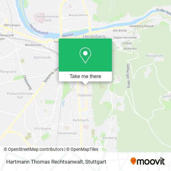 Карта Hartmann Thomas Rechtsanwalt