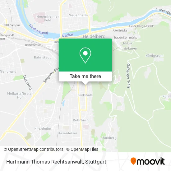 Карта Hartmann Thomas Rechtsanwalt