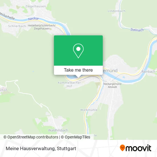 Карта Meine Hausverwaltung