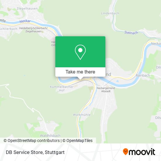 DB Service Store map