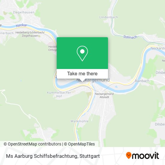 Ms Aarburg Schiffsbefrachtung map