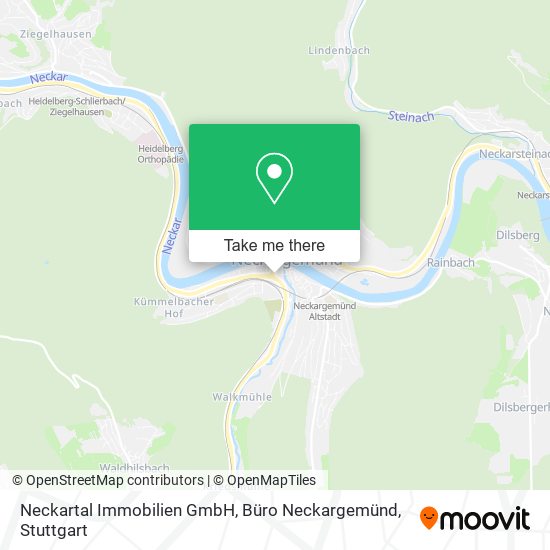 Neckartal Immobilien GmbH, Büro Neckargemünd map