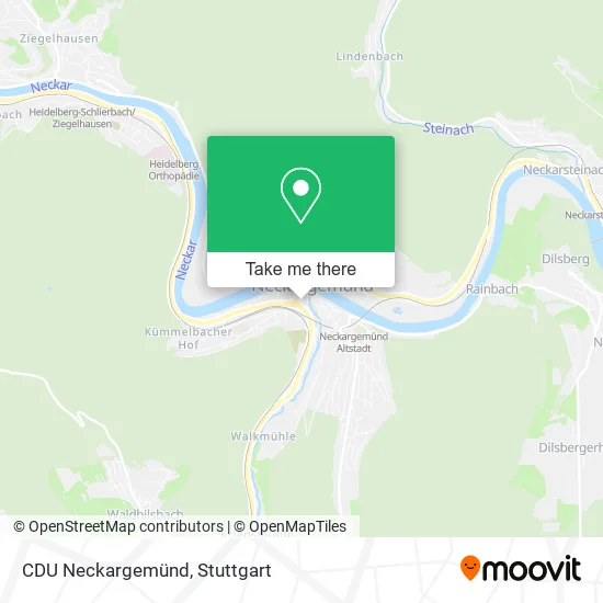 Карта CDU Neckargemünd