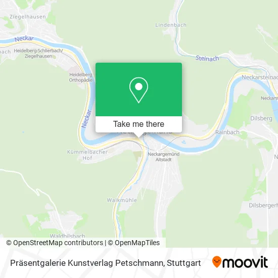 Карта Präsentgalerie Kunstverlag Petschmann