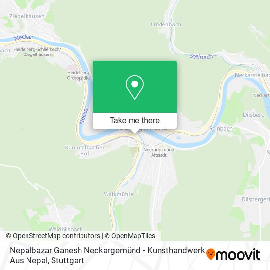 Nepalbazar Ganesh Neckargemünd - Kunsthandwerk Aus Nepal map