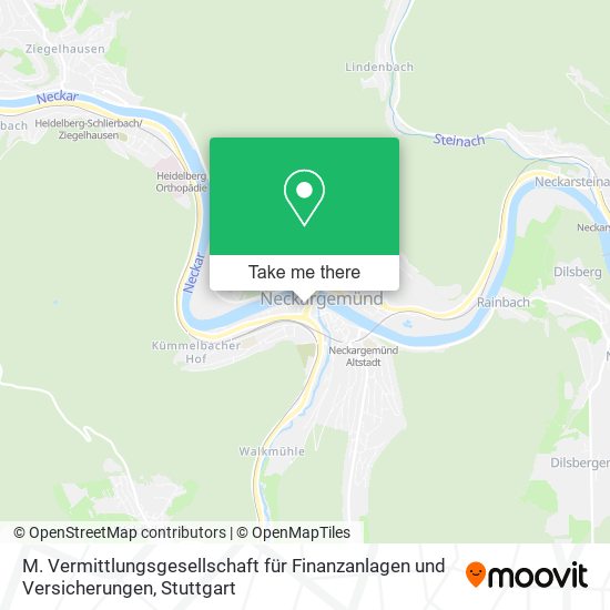 M. Vermittlungsgesellschaft für Finanzanlagen und Versicherungen map