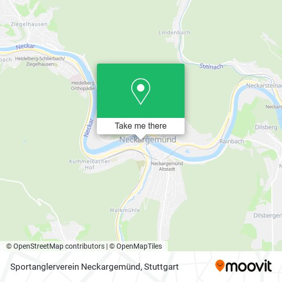 Sportanglerverein Neckargemünd map