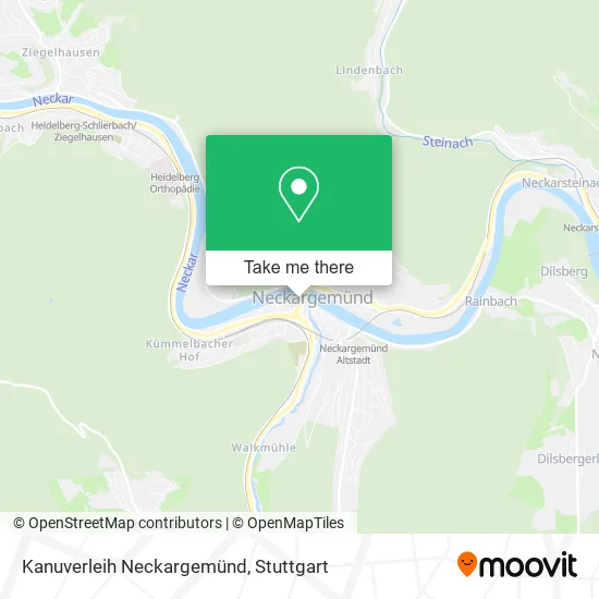 Карта Kanuverleih Neckargemünd