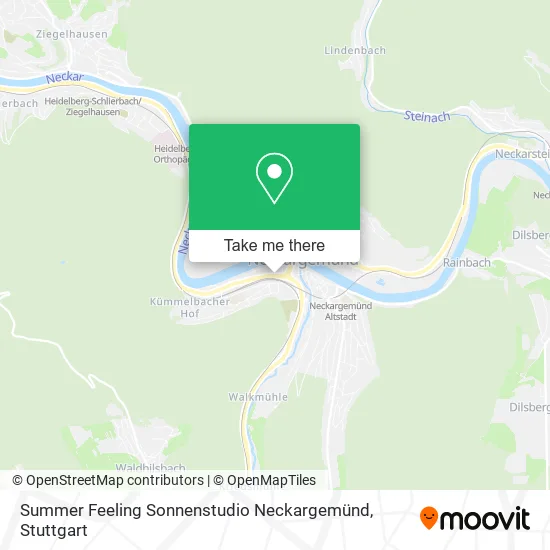 Карта Summer Feeling Sonnenstudio Neckargemünd