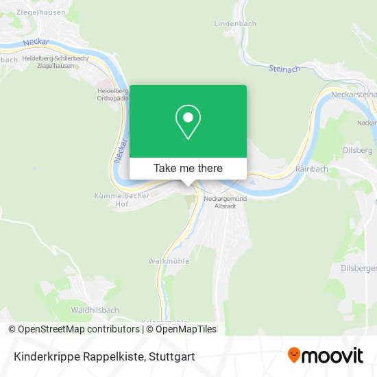 Kinderkrippe Rappelkiste map