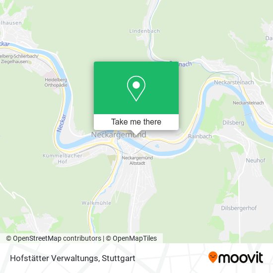 Hofstätter Verwaltungs map