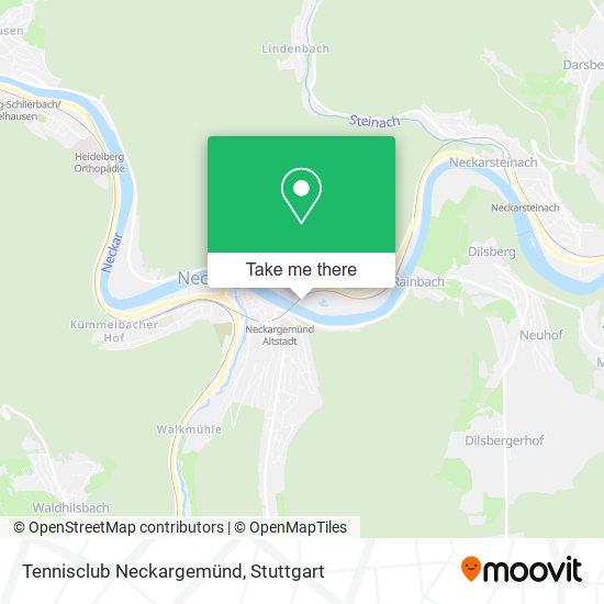 Tennisclub Neckargemünd map