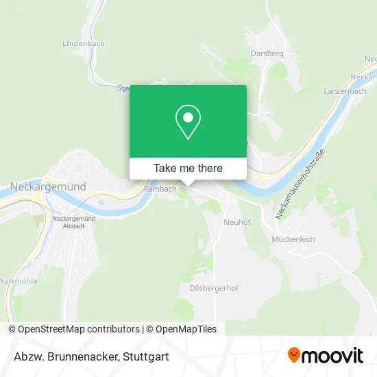 Карта Abzw. Brunnenacker