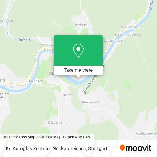 Карта Ks Autoglas Zentrum Neckarsteinach