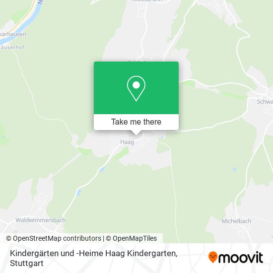 Карта Kindergärten und -Heime Haag Kindergarten