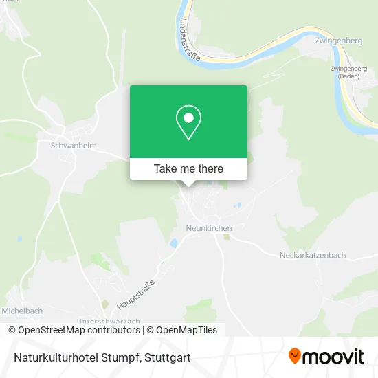 Карта Naturkulturhotel Stumpf