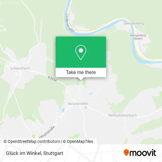Glück im Winkel map