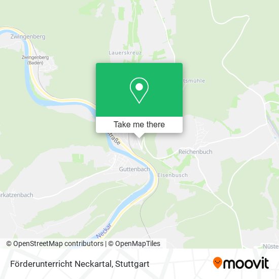 Förderunterricht Neckartal map