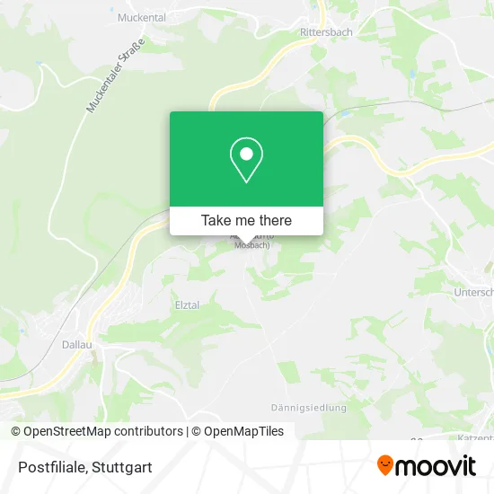 Postfiliale map