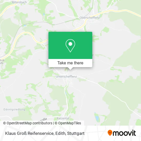 Карта Klaus Groß Reifenservice, Edith