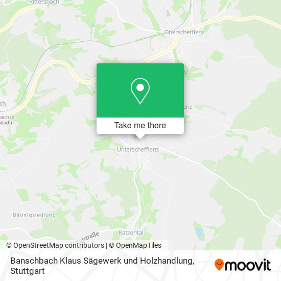 Карта Banschbach Klaus Sägewerk und Holzhandlung