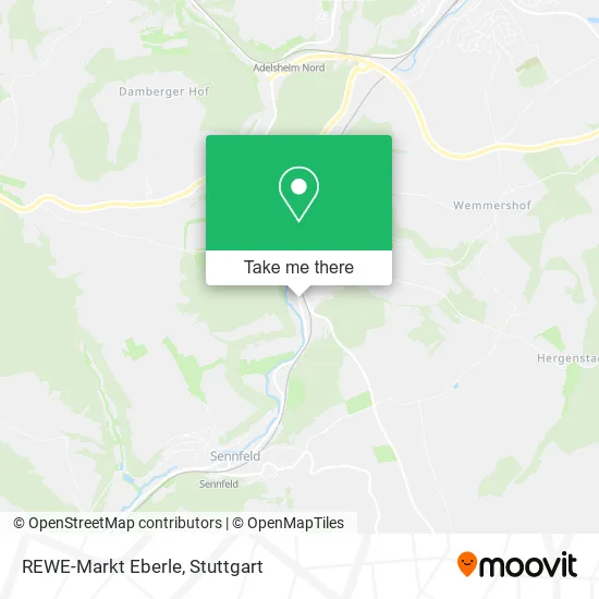 REWE-Markt Eberle map