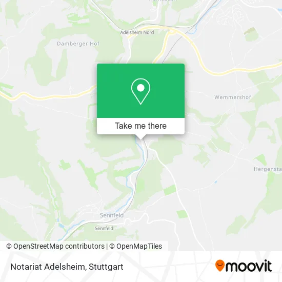 Notariat Adelsheim map