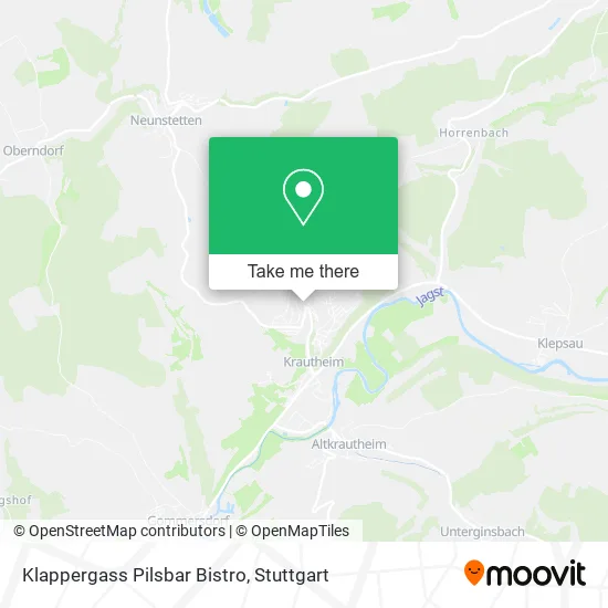 Карта Klappergass Pilsbar Bistro