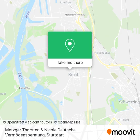 Карта Metzger Thorsten & Nicole Deutsche Vermögensberatung