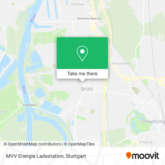 Карта MVV Energie Ladestation