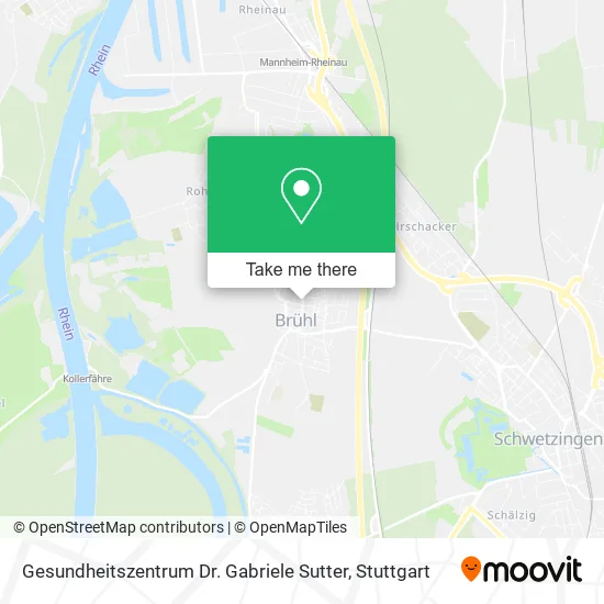 Карта Gesundheitszentrum Dr. Gabriele Sutter