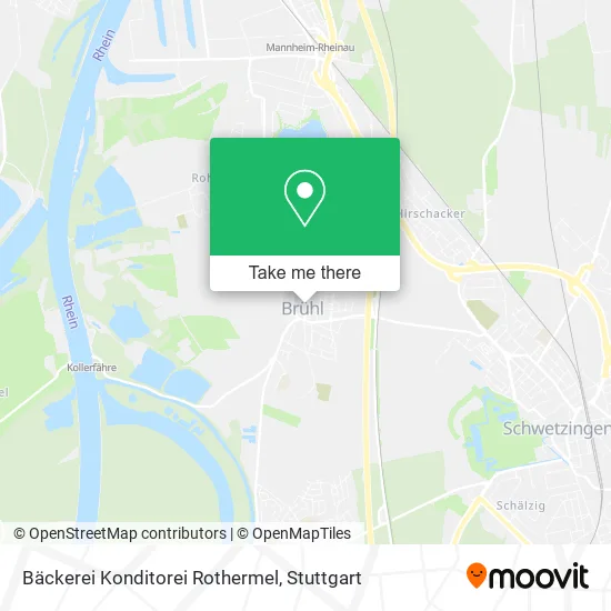 Карта Bäckerei Konditorei Rothermel