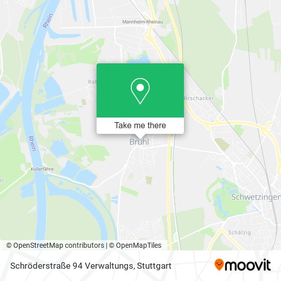 Schröderstraße 94 Verwaltungs map