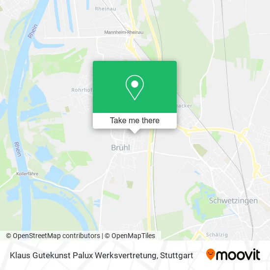 Карта Klaus Gutekunst Palux Werksvertretung