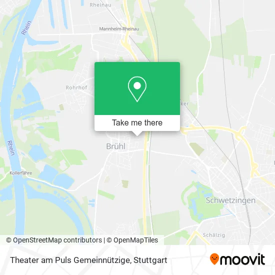 Карта Theater am Puls Gemeinnützige