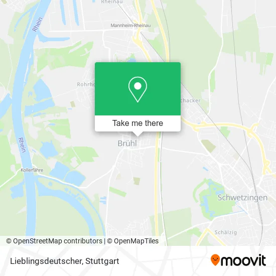 Карта Lieblingsdeutscher