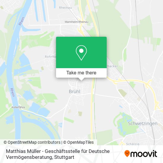 Matthias Müller - Geschäftsstelle für Deutsche Vermögensberatung map