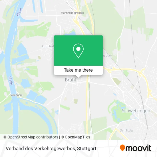 Карта Verband des Verkehrsgewerbes