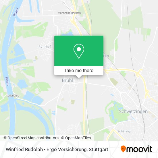 Winfried Rudolph - Ergo Versicherung map