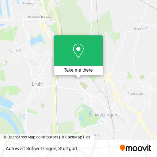 Autowelt Schwetzingen map
