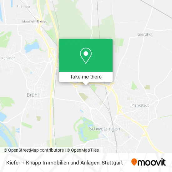 Карта Kiefer + Knapp Immobilien und Anlagen