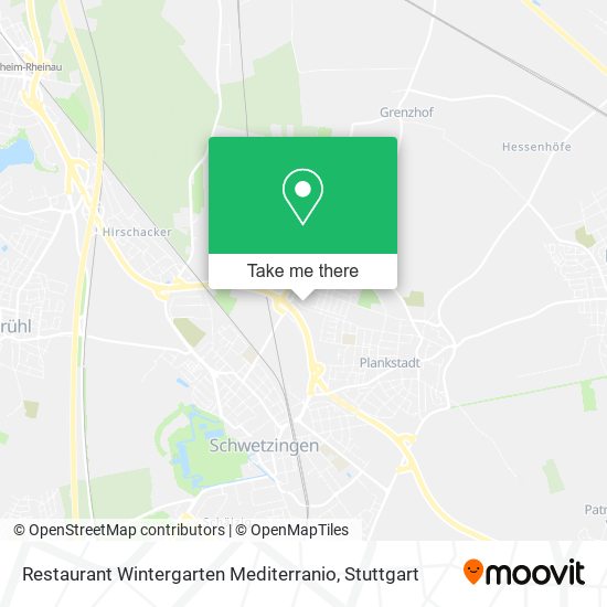 Restaurant Wintergarten Mediterranio map