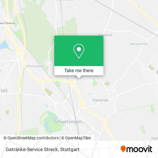 Getränke-Service Streck map