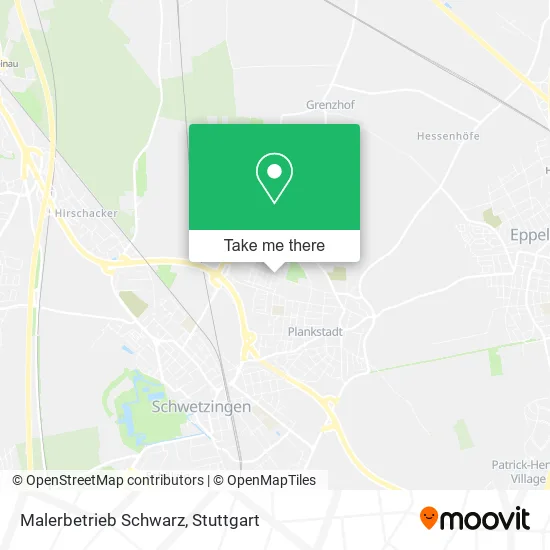 Карта Malerbetrieb Schwarz
