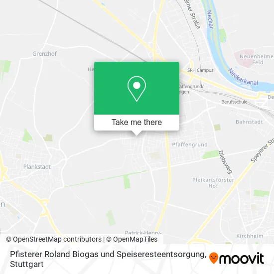 Карта Pfisterer Roland Biogas und Speiseresteentsorgung