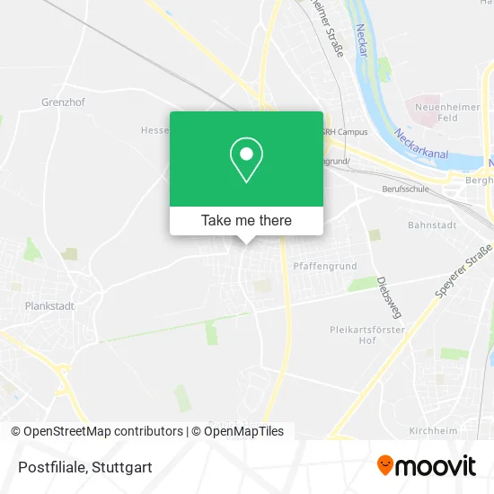 Карта Postfiliale