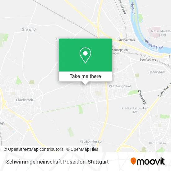 Карта Schwimmgemeinschaft Poseidon