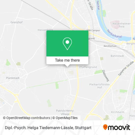 Карта Dipl.-Psych. Helga Tiedemann-Lässle