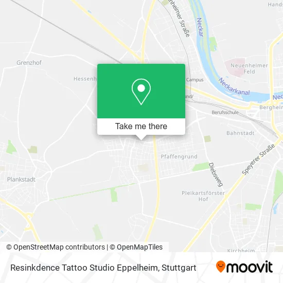 Карта Resinkdence Tattoo Studio Eppelheim