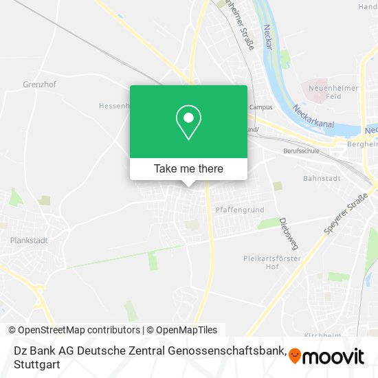 Dz Bank AG Deutsche Zentral Genossenschaftsbank map